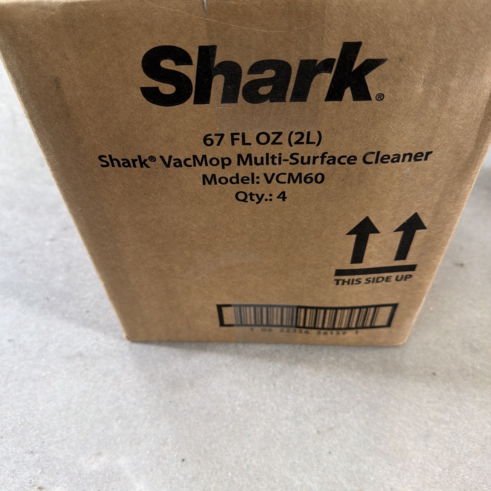 4x Shark Vacmop MultiSurface Floor Cleaner Refill-67oz /Spring Clean Scent VCM60