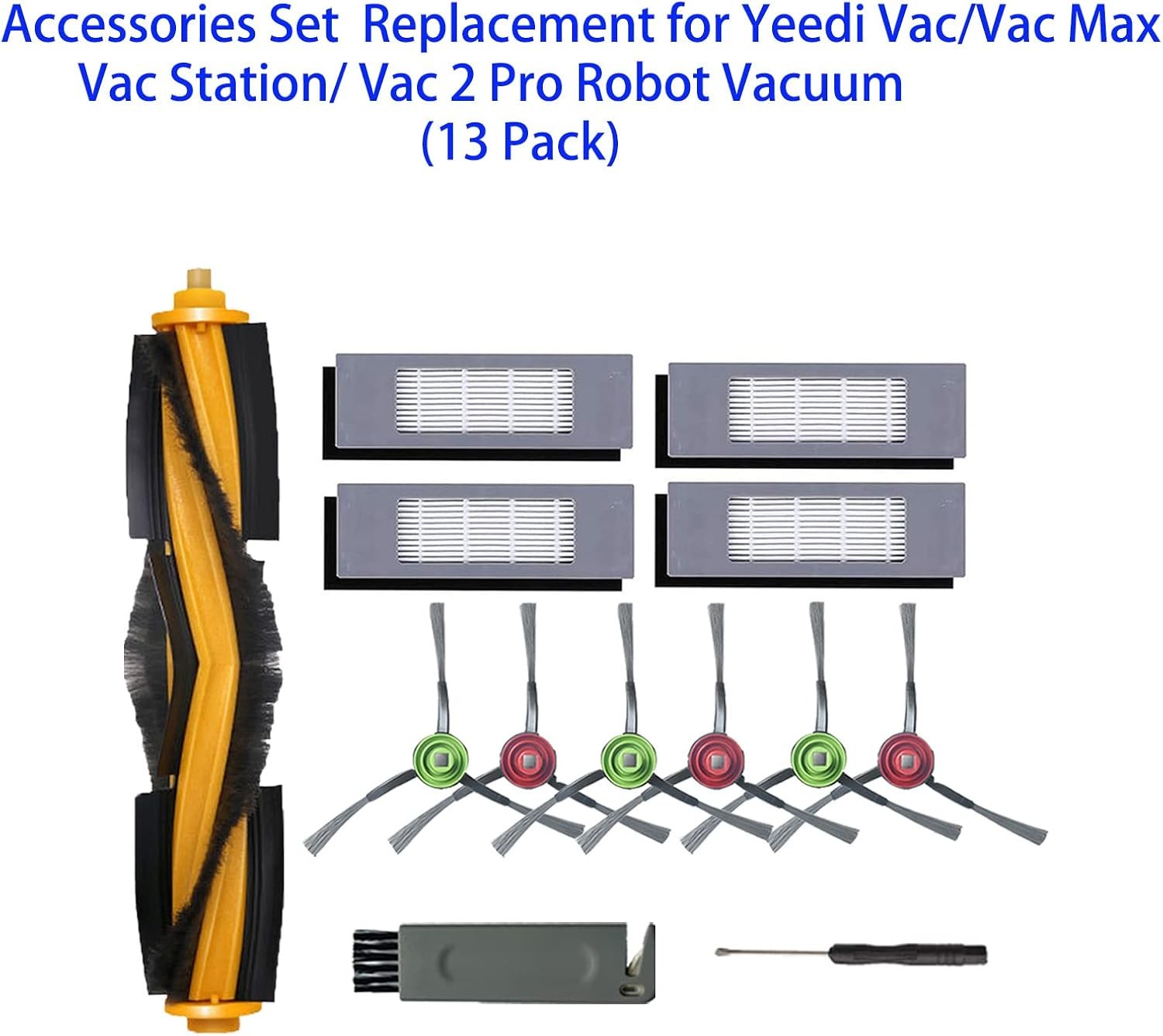 13 Pcs Replacement for Yeedi Vac Vac Max Vac Station Vac 2 Pro Robot Vacuum