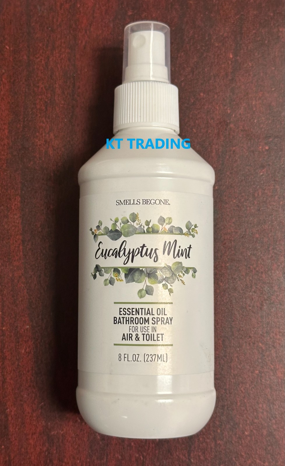 SMELLS BEGONE ~EUCALYPTUS MINT Natural Odor Eliminator BATHROOM AIR TOILET SPRAY