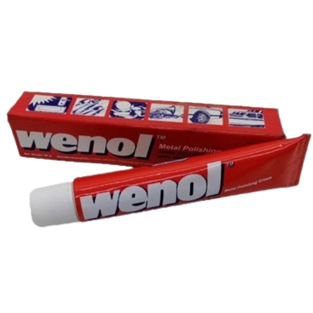 Wenol Metal Polish Cleaner Brass Copper Stainless Steel Aluminum Silver 100g