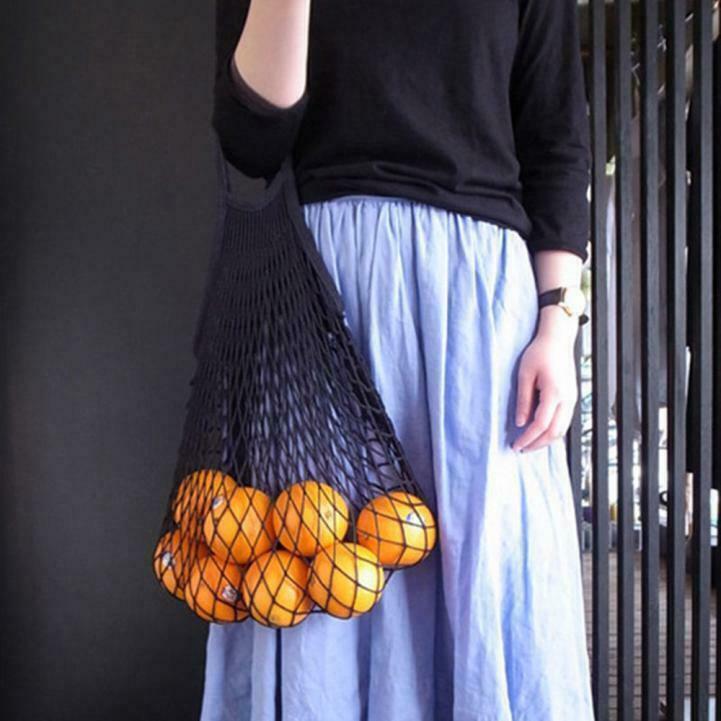Brocery Bag Reusable Handbag Cotton Mesh Bag Super Market Shopping Bags
