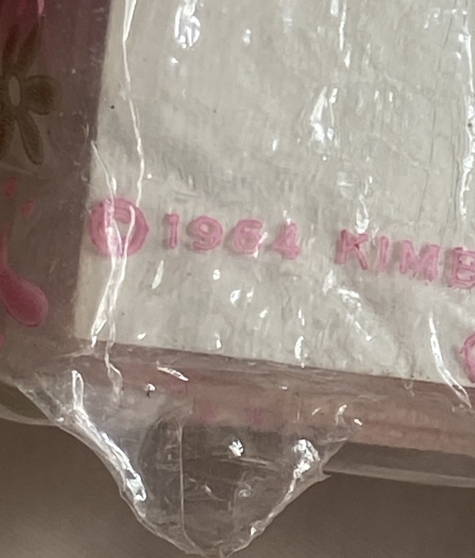 Vintage 1964 Pink Kleenex 10 2-Ply Facial Tissues Purse Pack