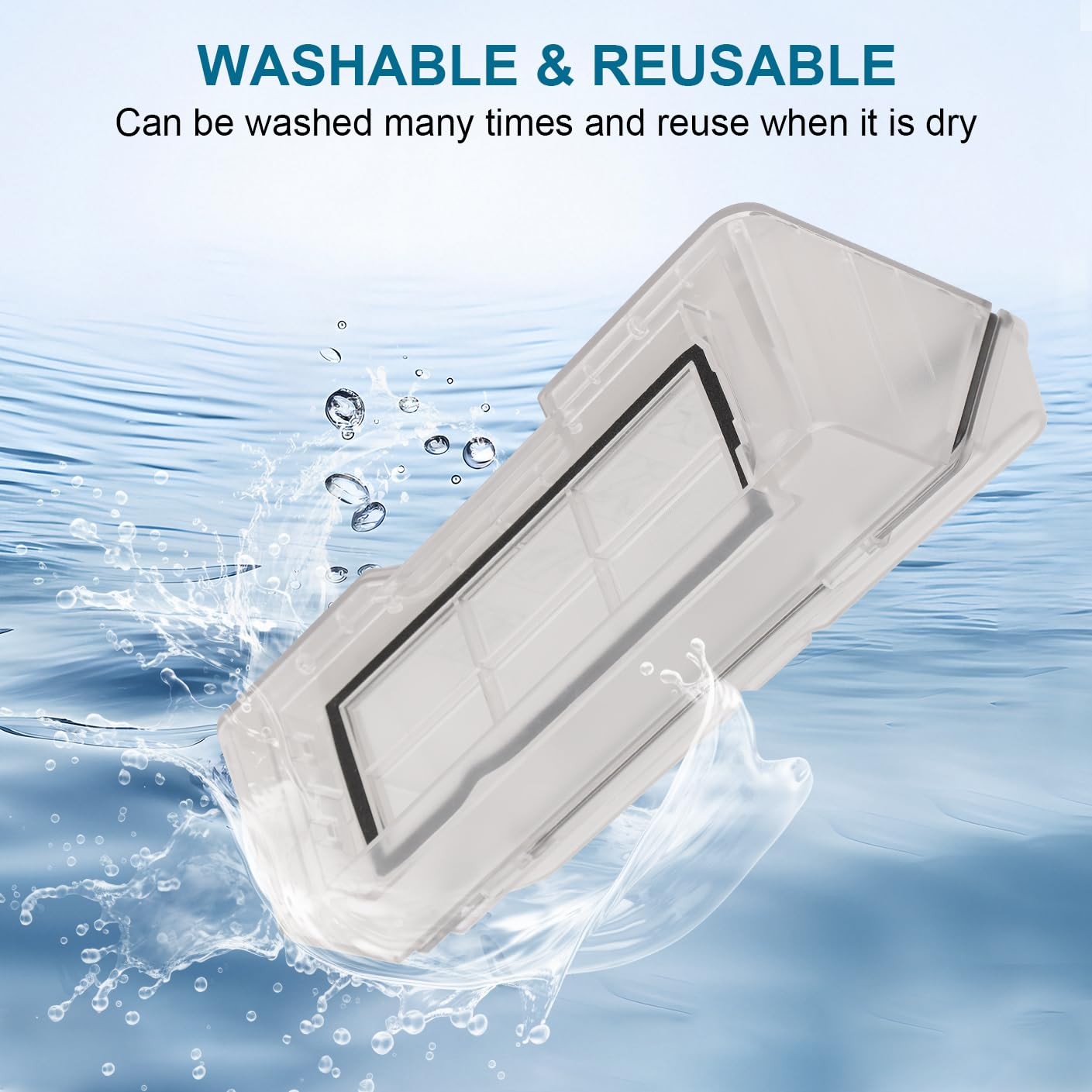 Dust Bin Box for Compatible with Wyze Robot WVCR200S Vacuum Cleaner – Waste D…