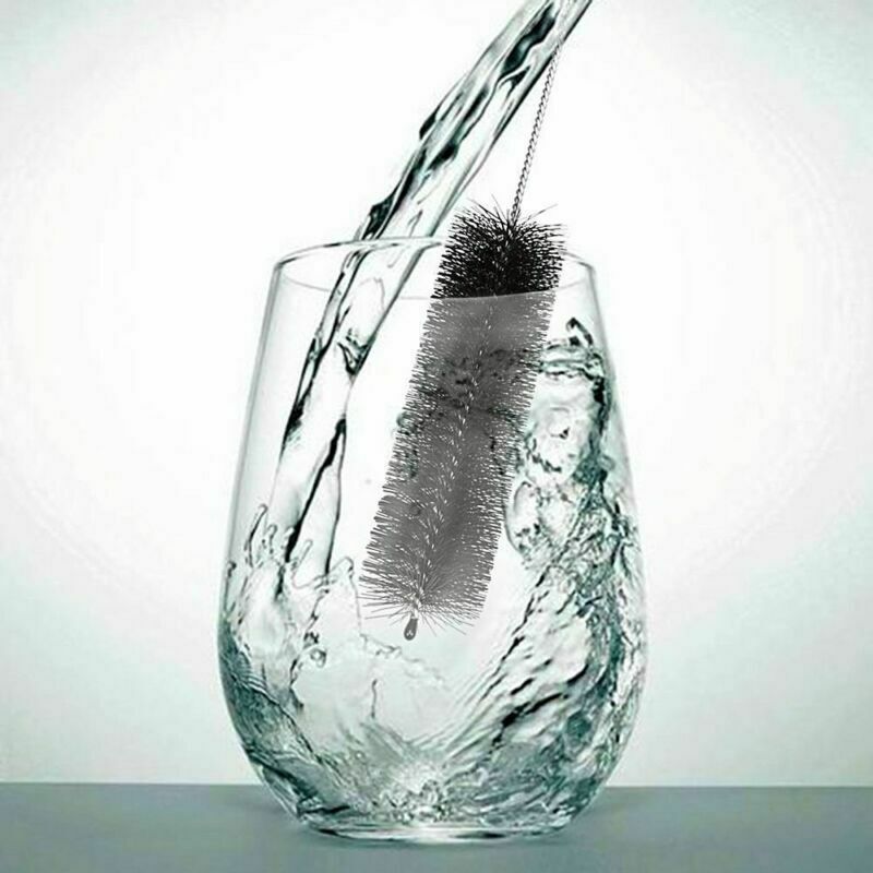 20PCS Test Tube Cleaning Brush Home Pipe Glass Straw Washing Cleaner Bristle Kit