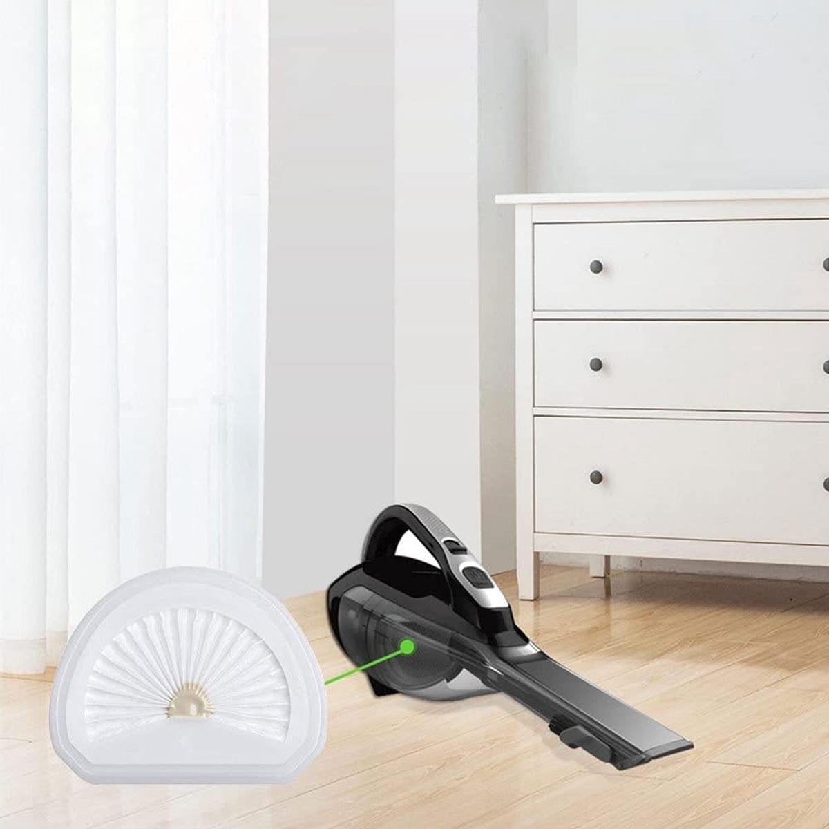 4PCS Filter VLPF10 for Black + Decker HLVA Series Dustbuster Hand Vacuum
