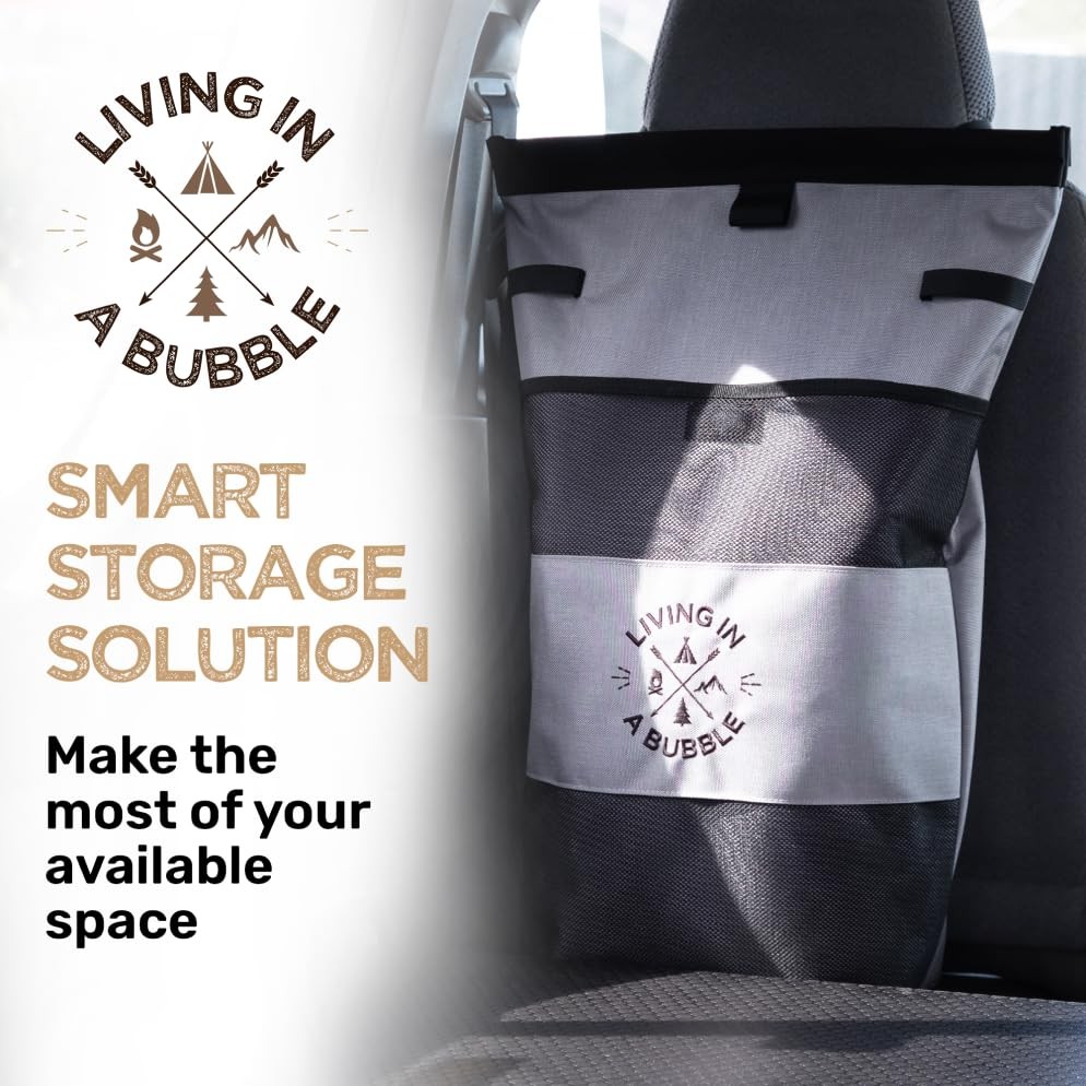 Wet Dry Laundry Bag – Portable Waterproof Laundry Hamper for Utility Bag Gray