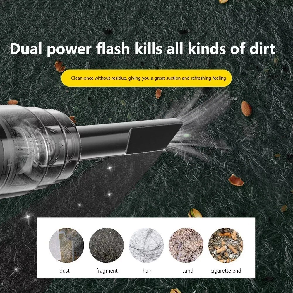 120W Cordless Handheld Vacuum Cleaner Small Mini Portable Car Auto Home Wireless