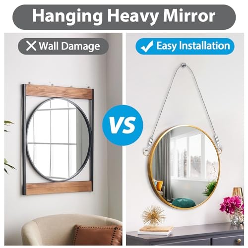 2PCS Adjustable Picture Hanging Wire Kit,Heavy 5.7 x 2.7 x0.7inch, 1M2PCS