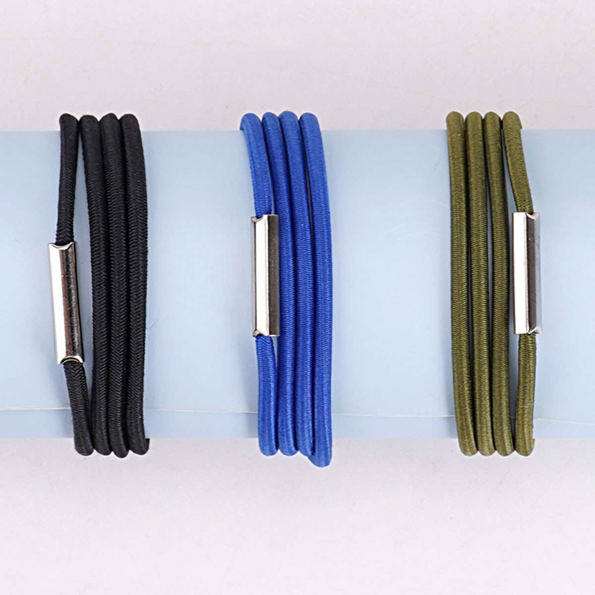 3 Pack Trash Can Bands Garbage Bag Elastic Bands Durable Rubber Band Fit 13-30 G