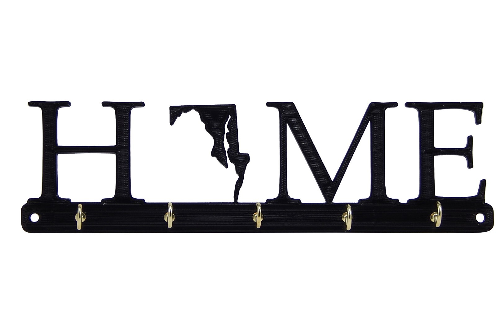 Maryland Home State Shape Key Holder Hanger Rack Housewarming Gift Wall Decor