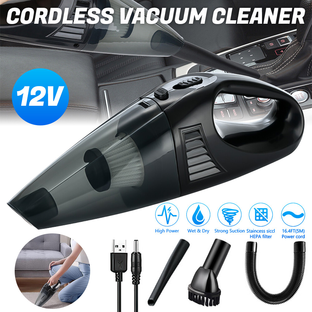 Handheld 6000PA Vacuum Cleaner Dust Buster Vacuum Cordless Charging for Car Home