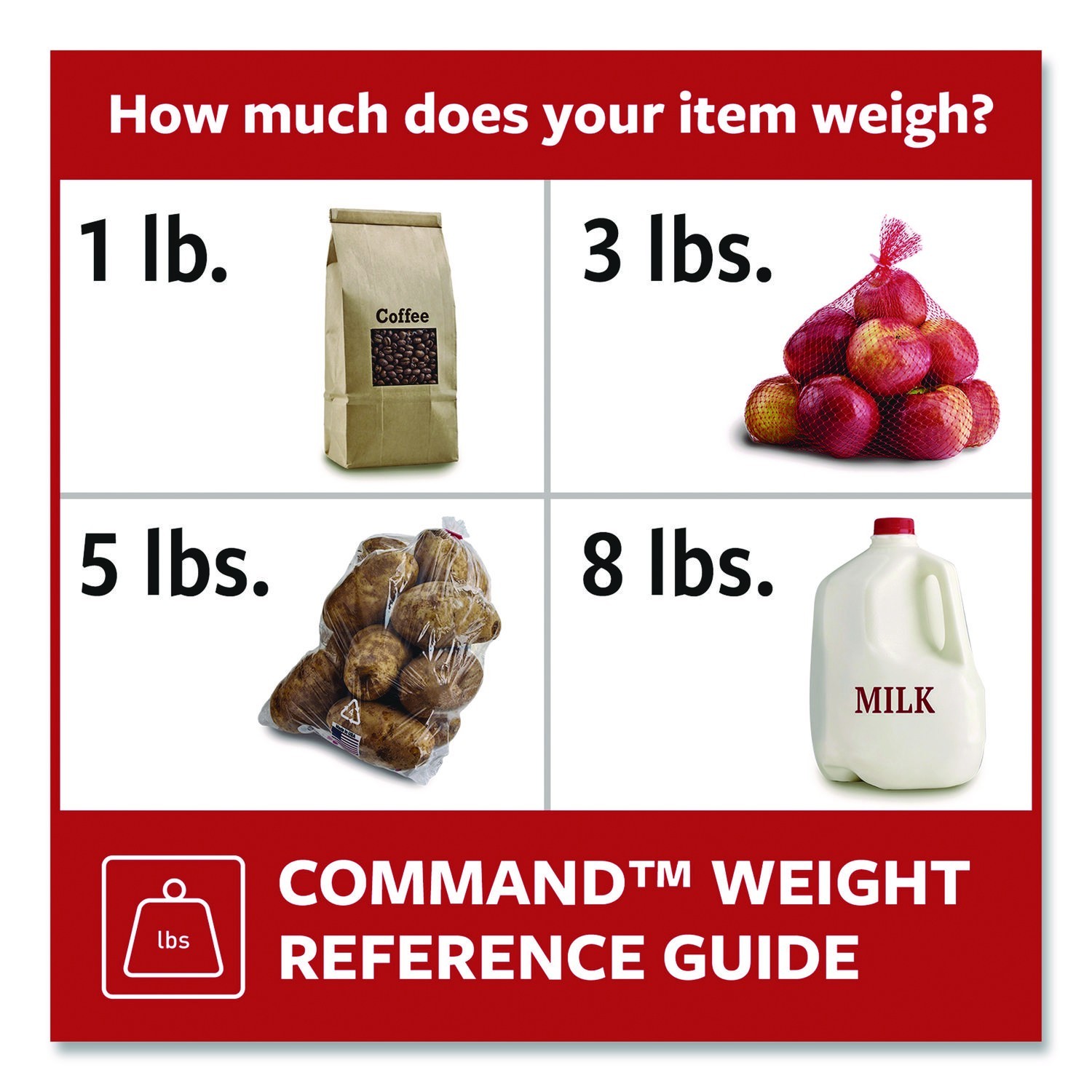 3M Command Damage-Free Hanging 12 Large Utility Hooks with 18 Large Strips 5lb