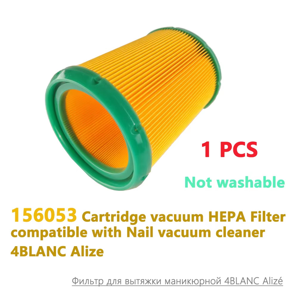 1 PCS 156053 Cartridge vacuum HEPA Filter for Nail vacuum cleaner 4BLANC Alize