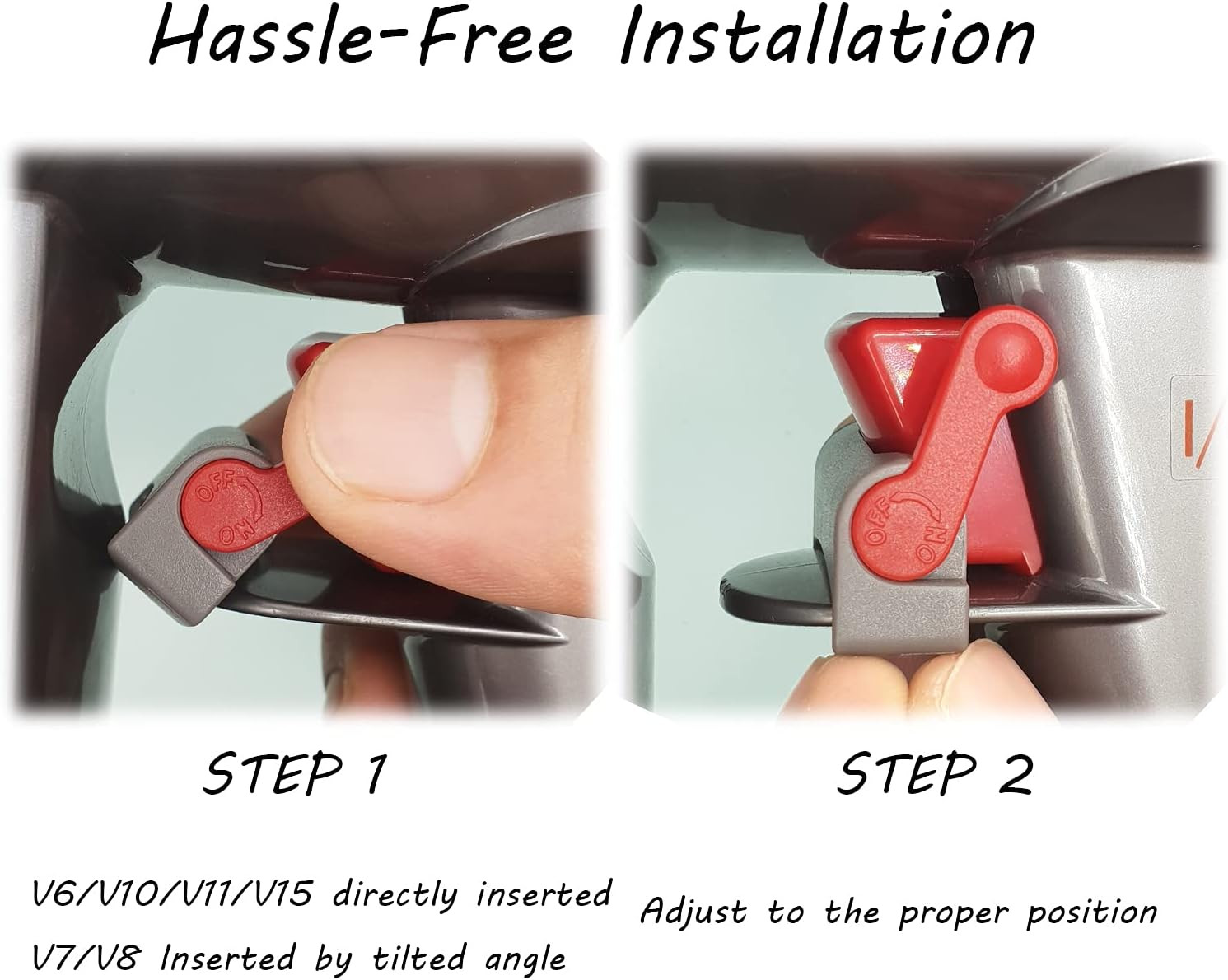 REEYEAR Power Button On/Off Control Clamp Compatible with Dyson Absolute/Motorhe