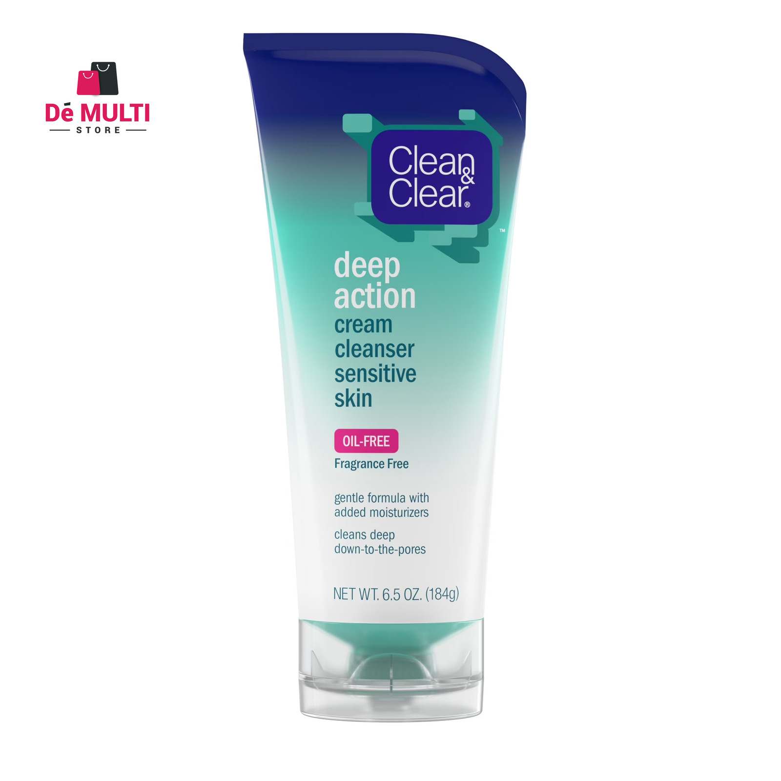 Oil-Free Deep Action Cream Facial Cleanser, 6.5 Oz