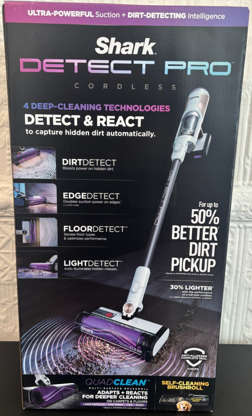 Shark IW1120C Detect Pro PowerFINS Cordless Battery Power Pet HEPA Stick Vacuum
