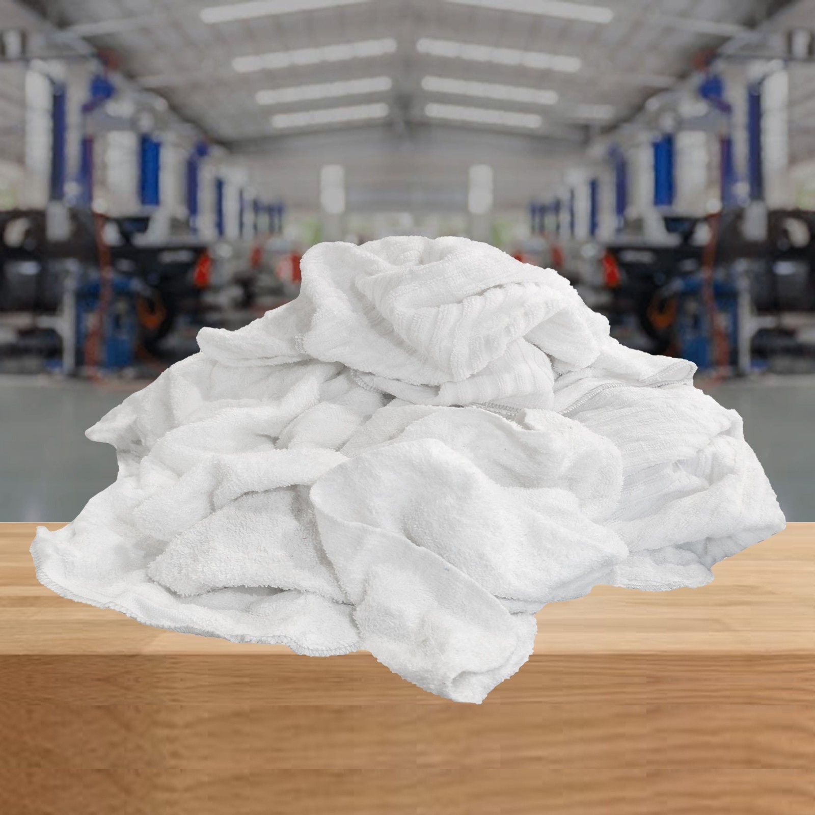 White Terry Cloth Towels – Premium Industrial Cleaning Rag – 600 LB Bags & Boxes