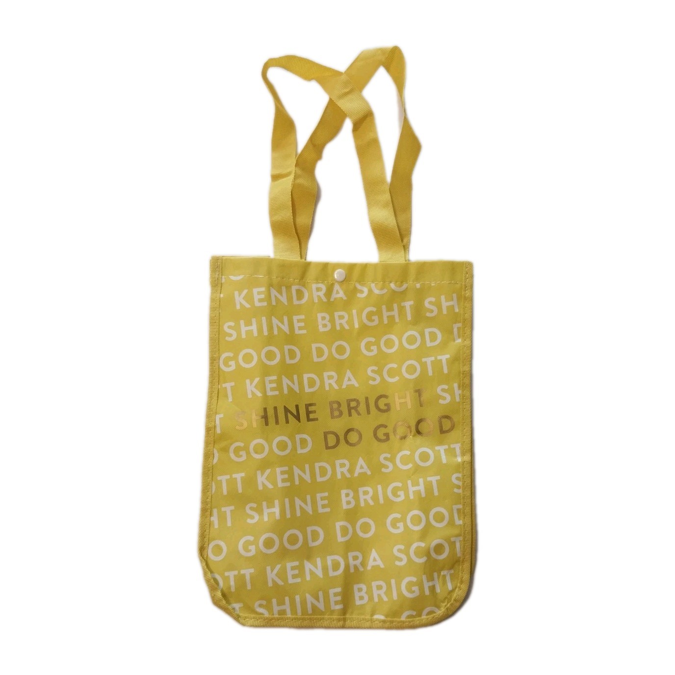 Kendra Scott Limited Edition “Shine Bright Do Good” Reusable Tote Bag In Yellow