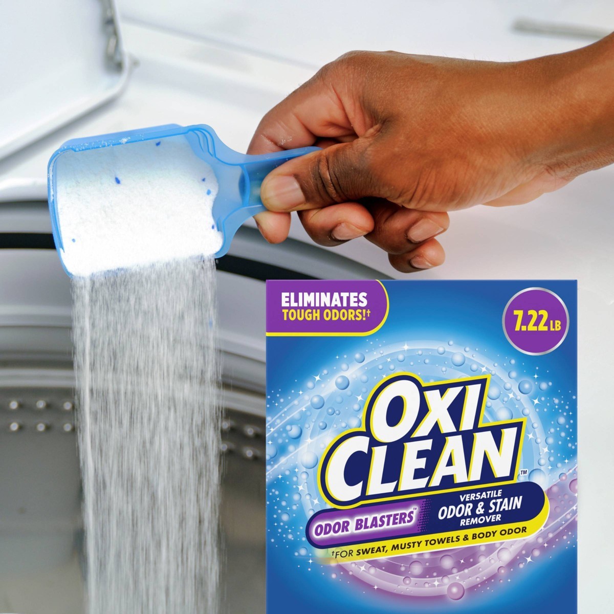 OxiClean Odor Blasters Versatile Odor and Stain Remover Powder – 7.22lbs