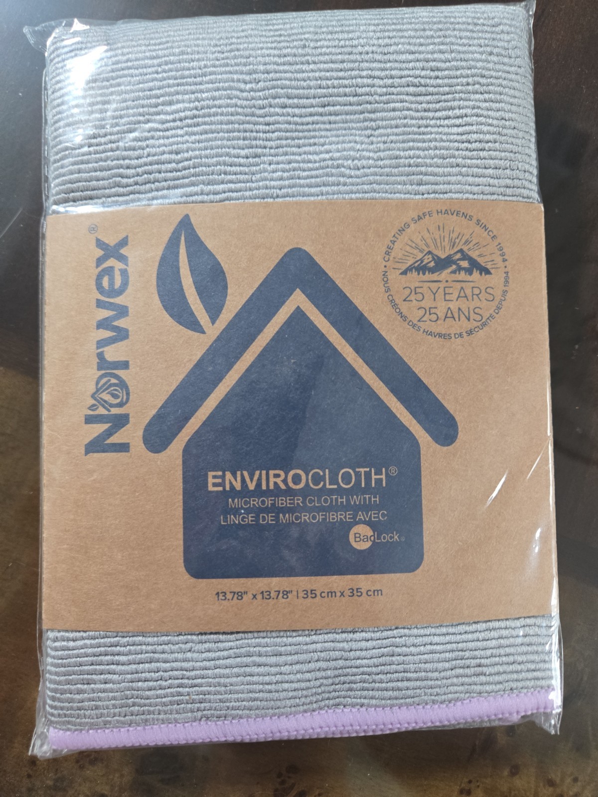 2 Pieces (2 PACK) Norwex Enviro Cloth Gray Cleaning Cloth FAST FREE SHIPPING