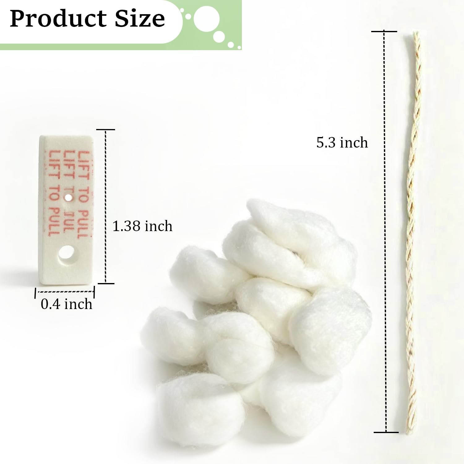 Cotton Wadding and Felt Wick for Universal Lighter, Lighter Replacement…