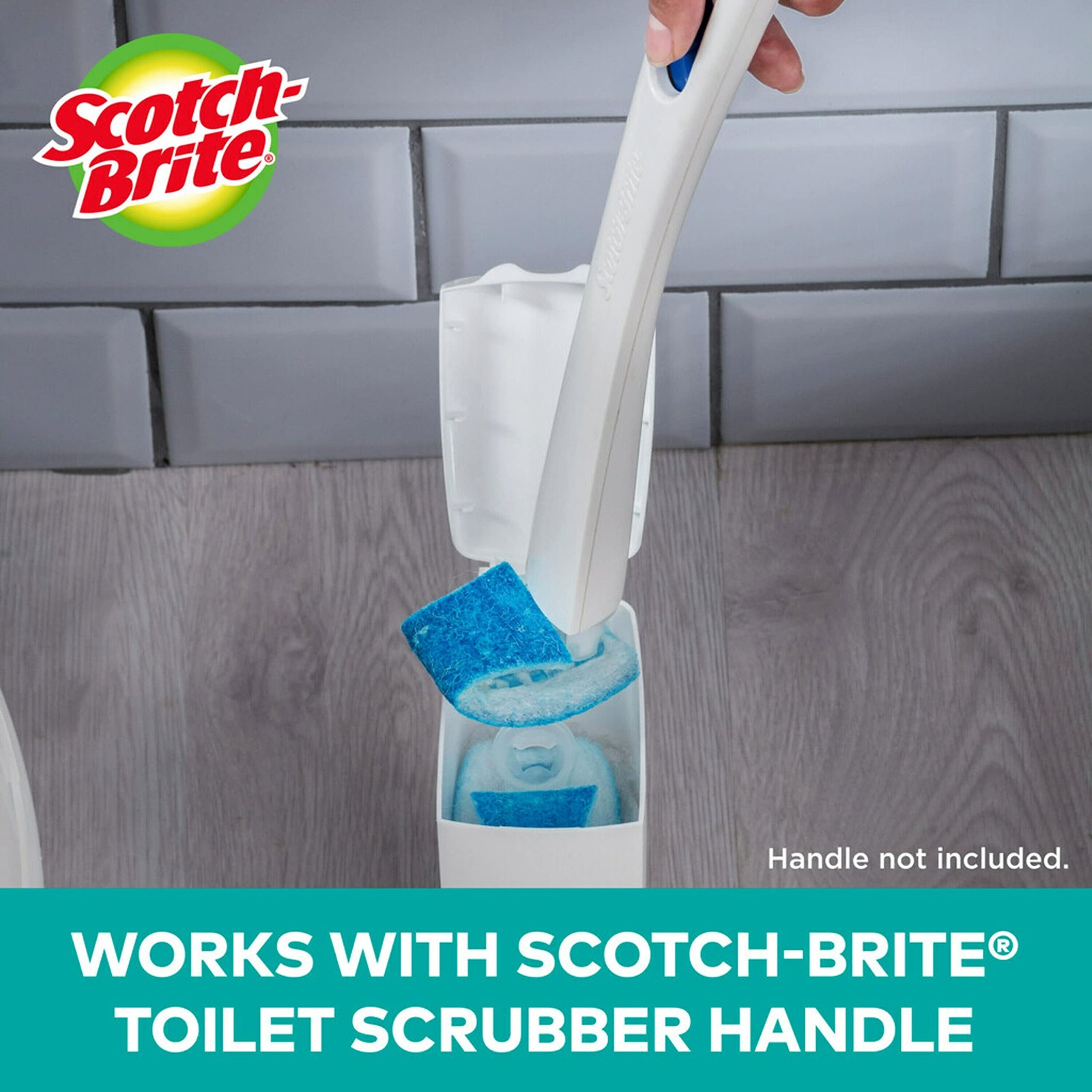 30 Pack Scotch Brite Disposable Toilet Scrubber Refills 10 Count Each