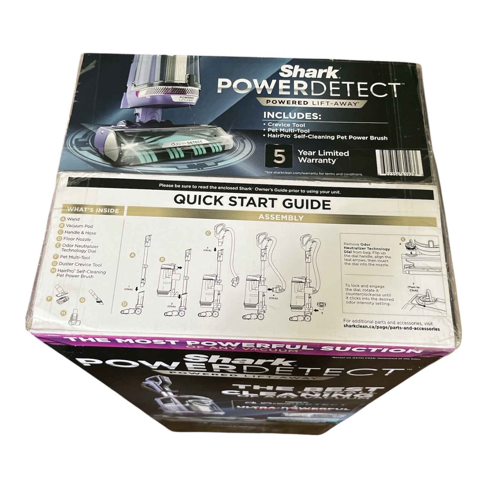 Shark – PowerDetect Upright Vacuum with DuoClean Detect – AZ4002 (UD8030419)