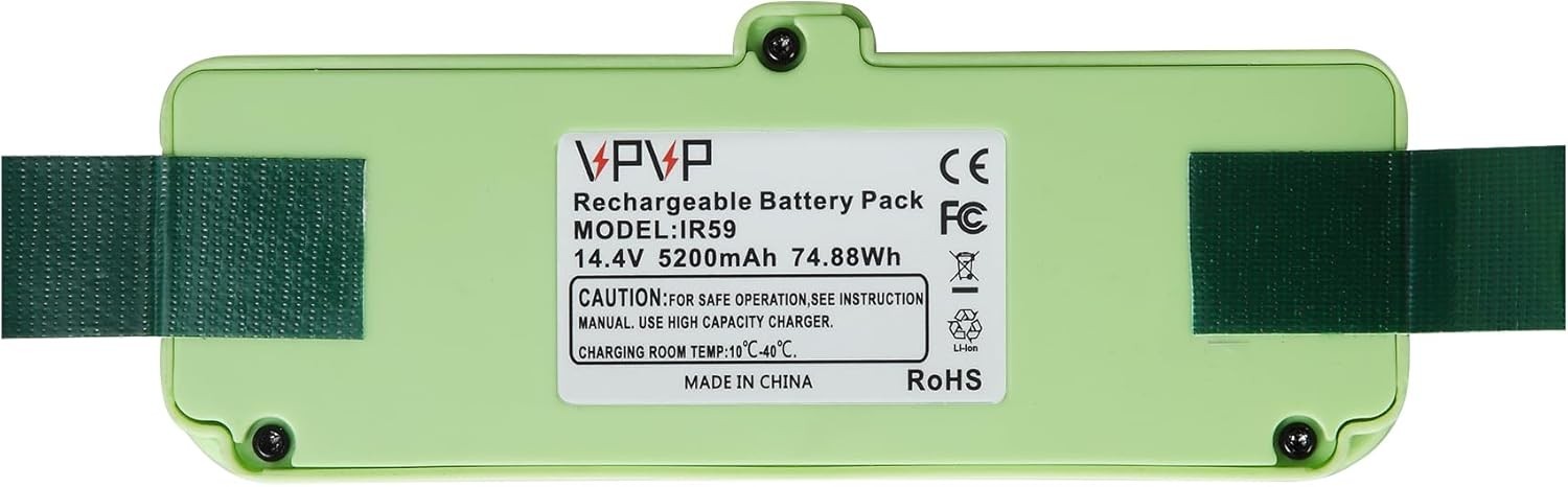 Powerful 14.4V 5200mAh Replacement Battery for Roomba 960 980 981 970 965 801