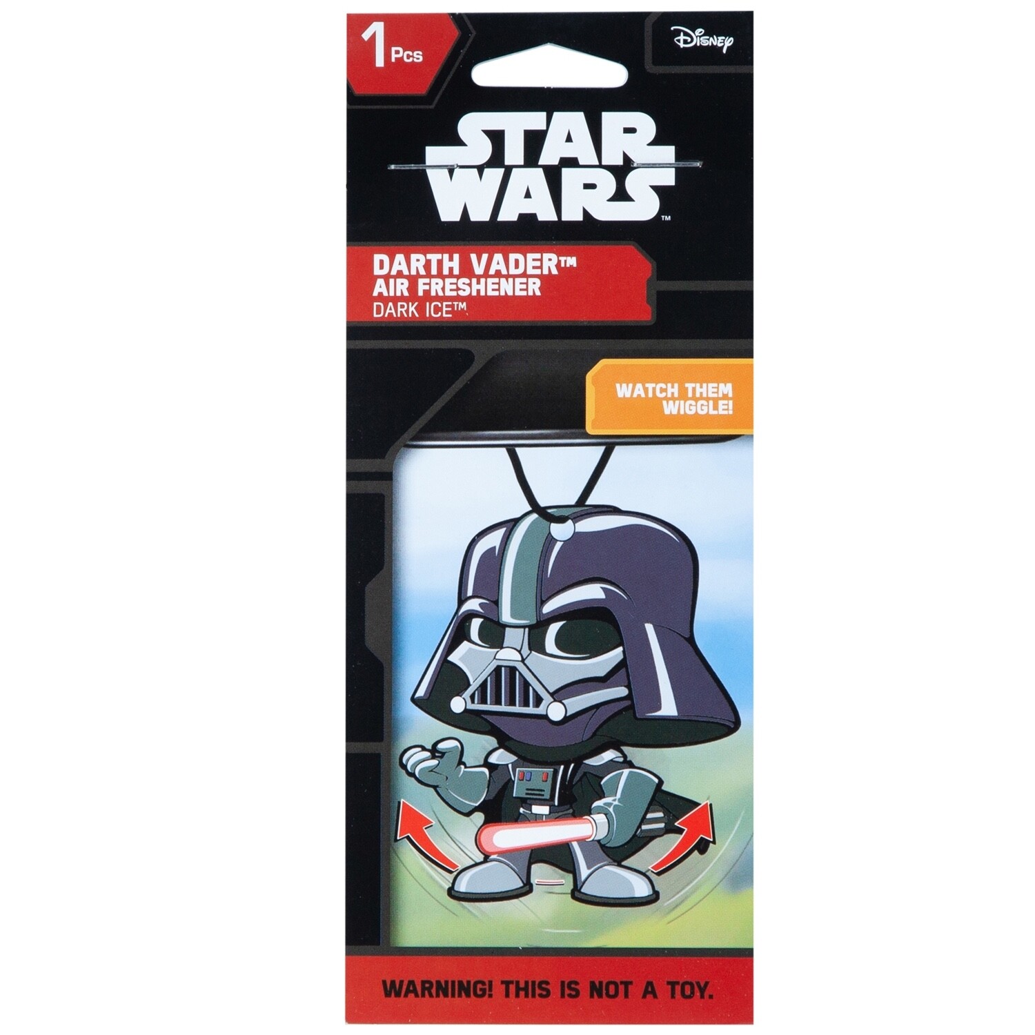 New Disney Star Wars Darth Vader Wiggler Air Freshener Vanilla Scent – 1PC
