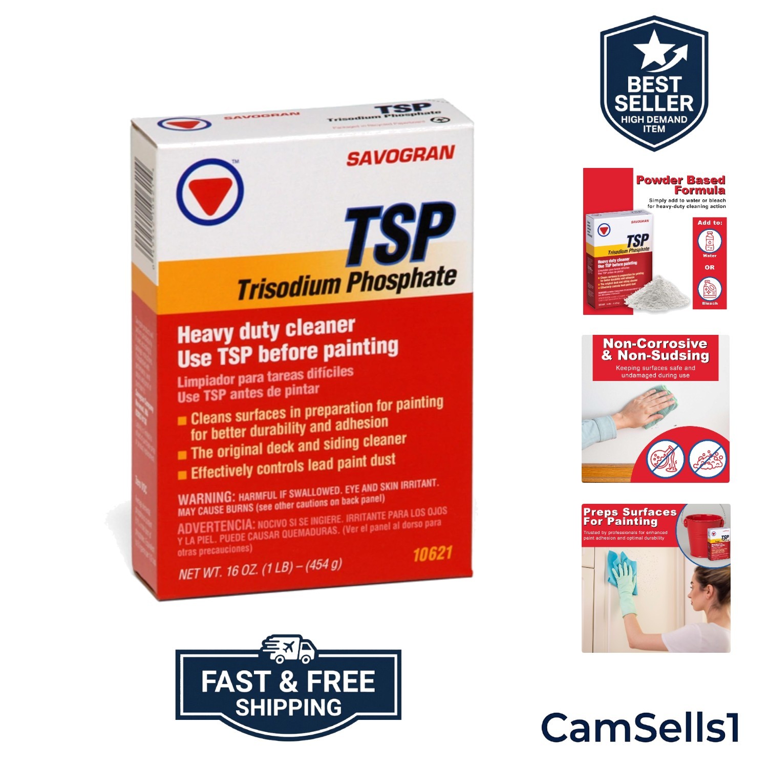 Trisodium Phosphate TSP 1LB 16oz