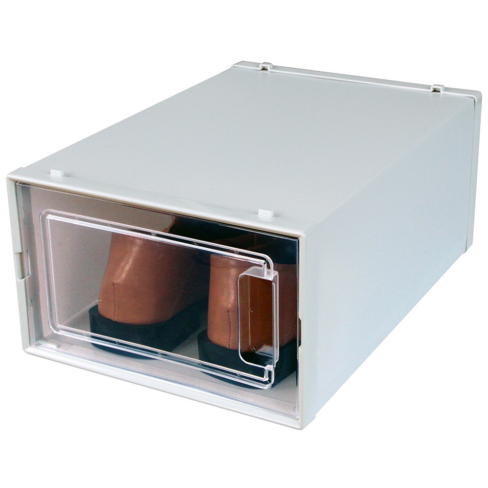 NEW! OnDisplay ClikShoe STACKABLE CLEAR SHOEBOX – CUSTOMIZABLE SHOE STORAGE BOX