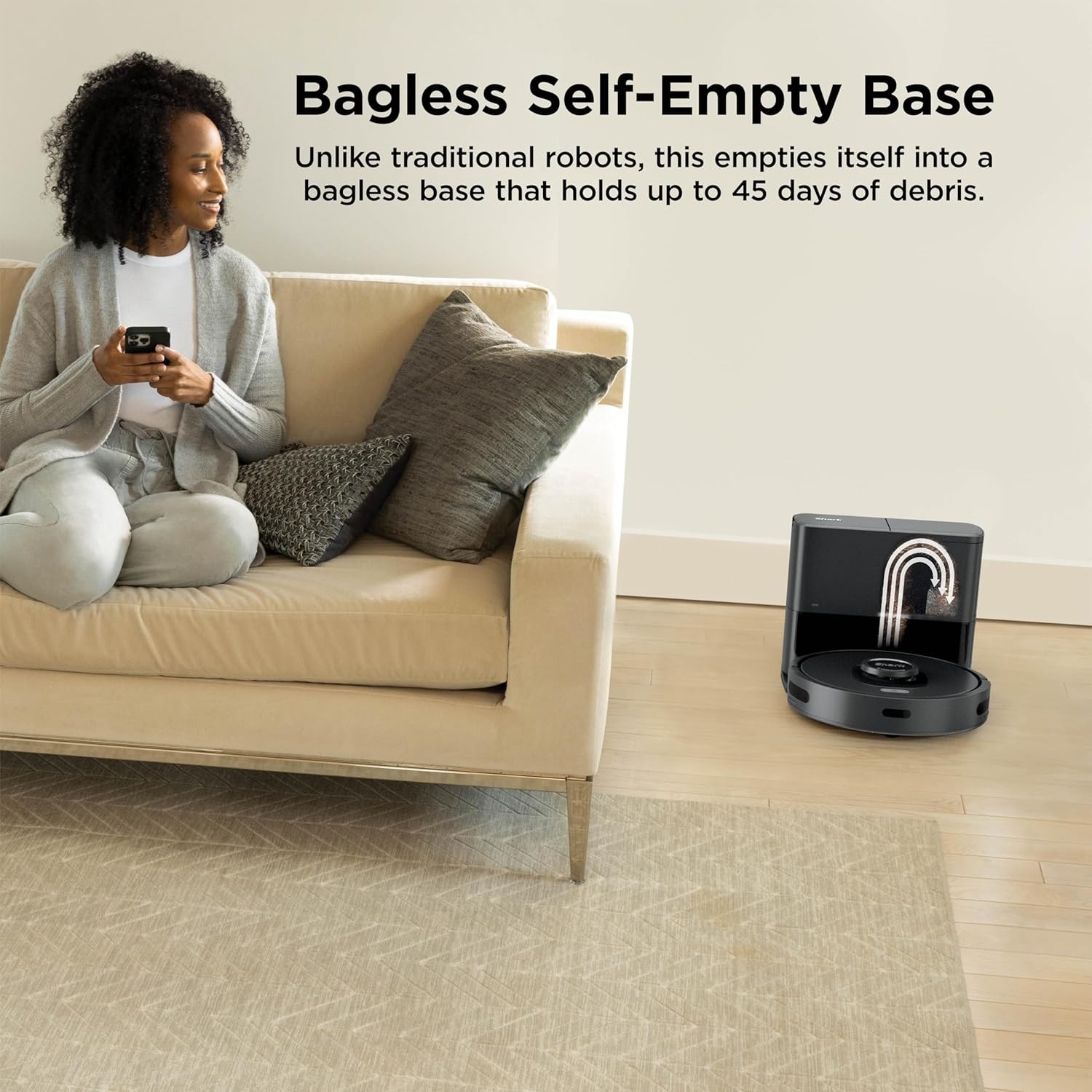 AV2501S AI Ultra Robot Vacuum, with Matrix Clean, Home Mapping 30 Day Capacity
