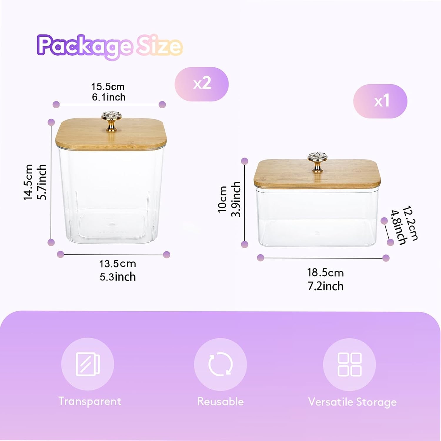 3 Pack Laundry Pod Containers and Dryer Sheet Holder, Laundry Room Organization