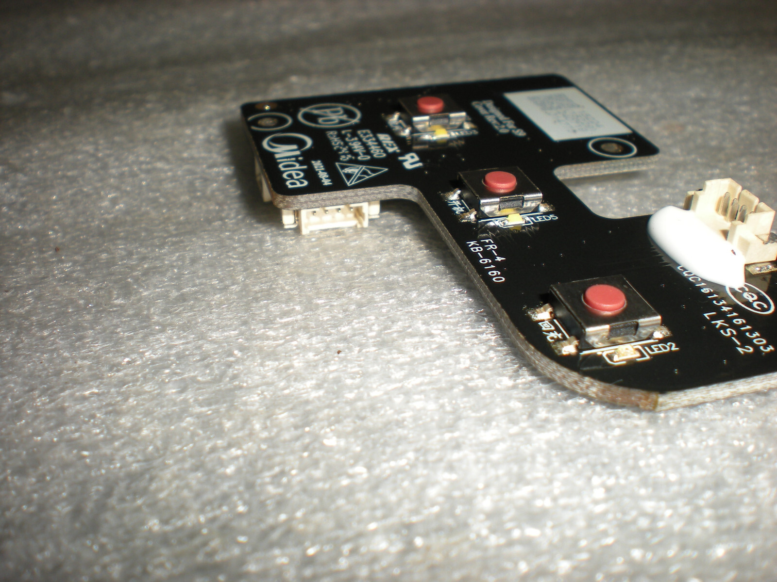 Eureka E20 Plus Robot Vacuum NERE20PLUSBK ON/OFF Power/Dock/Spot Button Board