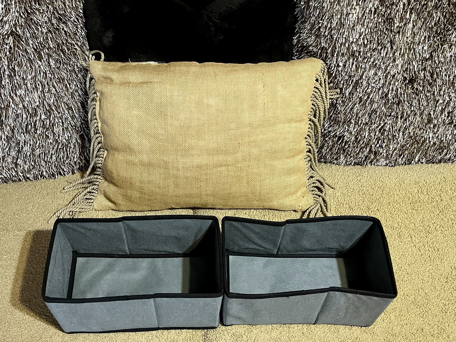 GRAY/BLACK STORAGE ORGANIZER CUBBY SET (VARIOUS SIZES) (GREAT FOR RESELLERS)