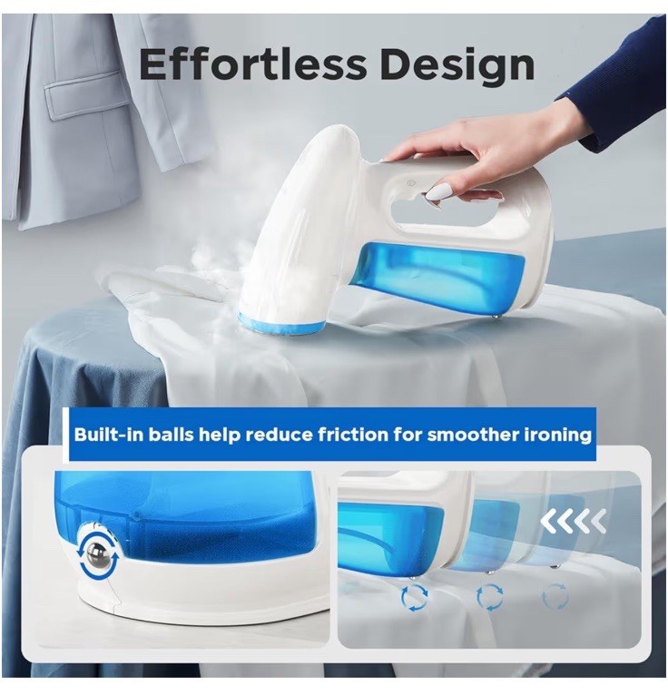 Bear Steamer for Clothes, 1300W 230ml Fast-Heat Handheld