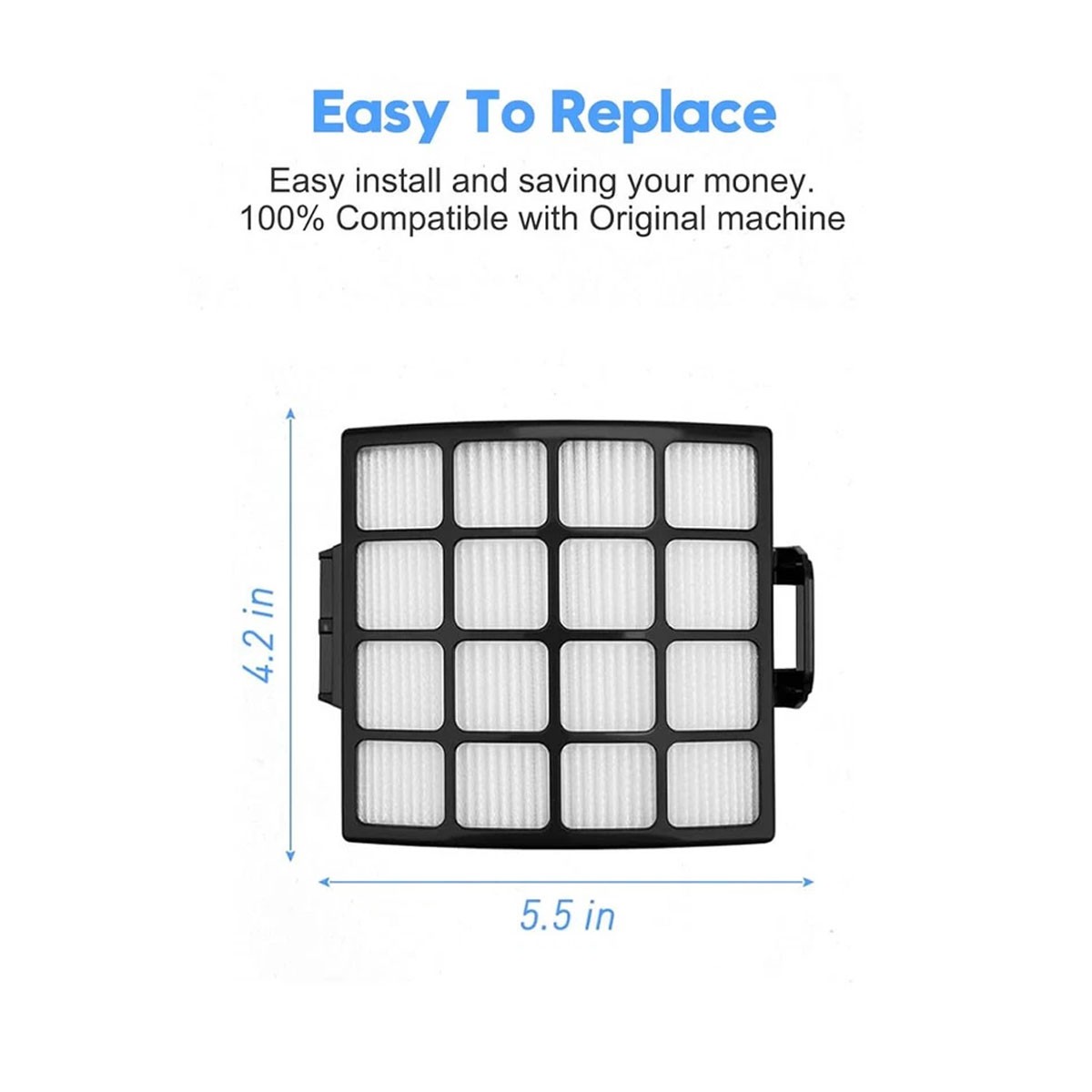 HEPA Filter for Shark Stratos Lift-Away DuoClean Vacuum AZ3000C AZ3000W x2