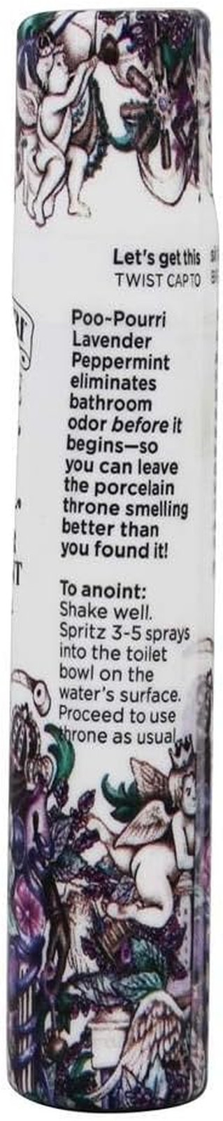 Travel Size Before You Go Toilet Spray Lavender Peppermint Odor Eliminator
