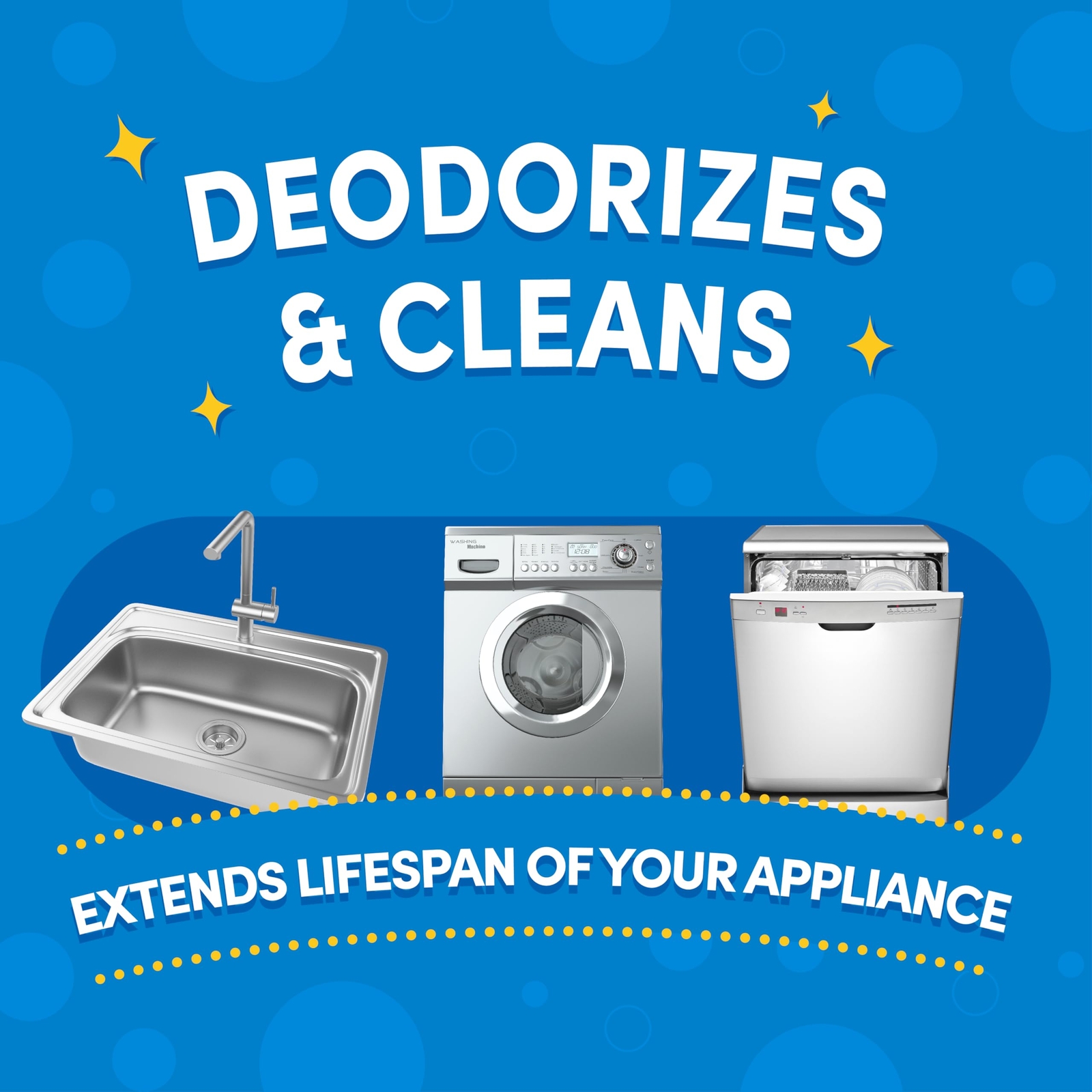 Appliance Cleaner & Deodorizer | Powered By Citric Acid | 100% Guaranteed To Cle
