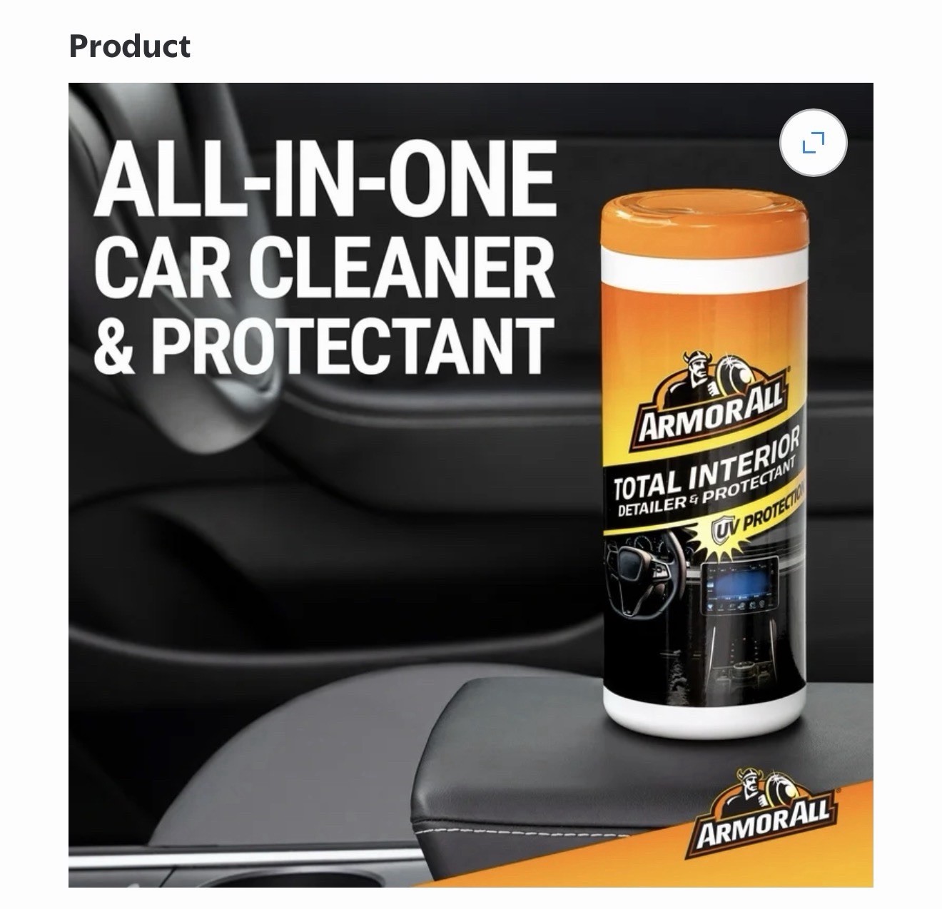 6 Count Armor All Total Interior Detailer And Protectant Wipes 25 Count Canister