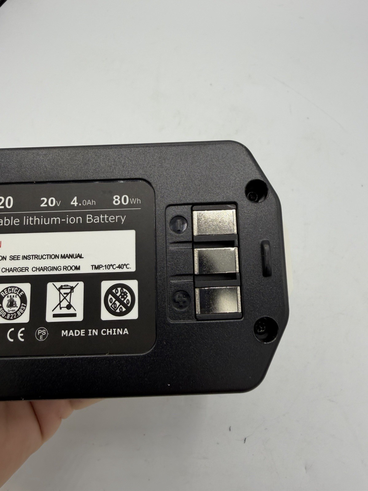 20V 4.0Ah Battery Replacement for Hoover Air Cordless Vacuum BH03120