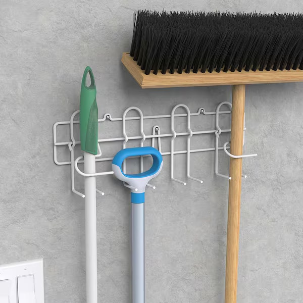Wall Mounted Broom and Mop Hanging Rack