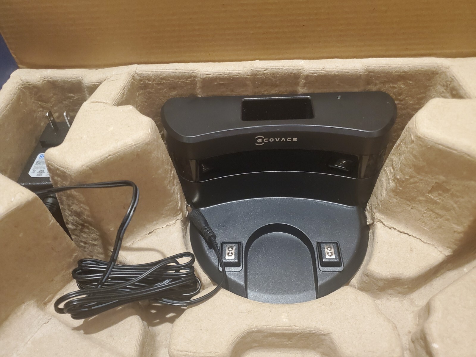 ECOVACS Robotics – DEEBOT OZMO U2 PRO Robotic Vacuum & Mop With Pet Care Kit BLK