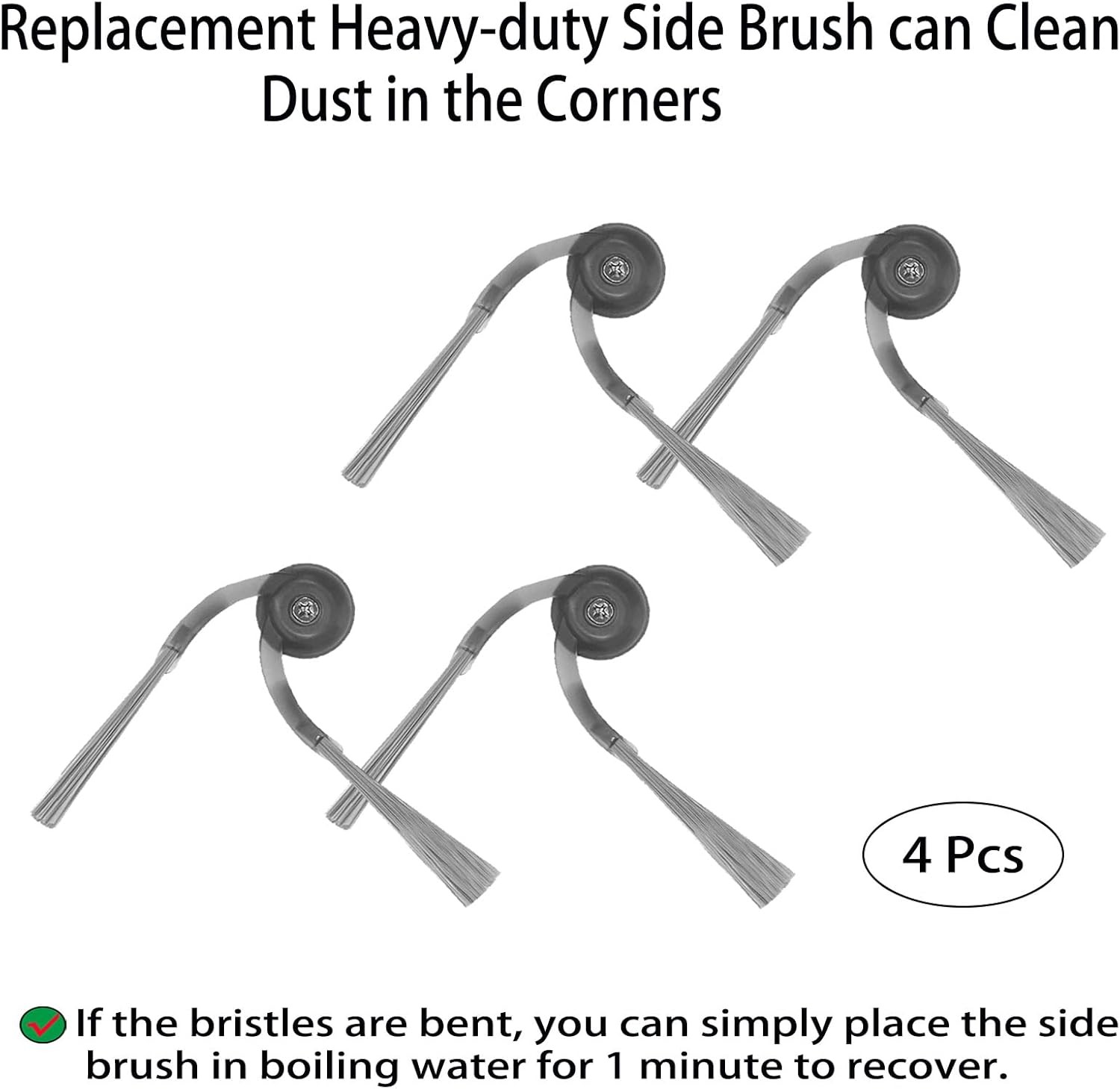 Replacement Parts Only for Roborock Q7 M5 M5 Robot Vacuum 1Main Brush 4 Side