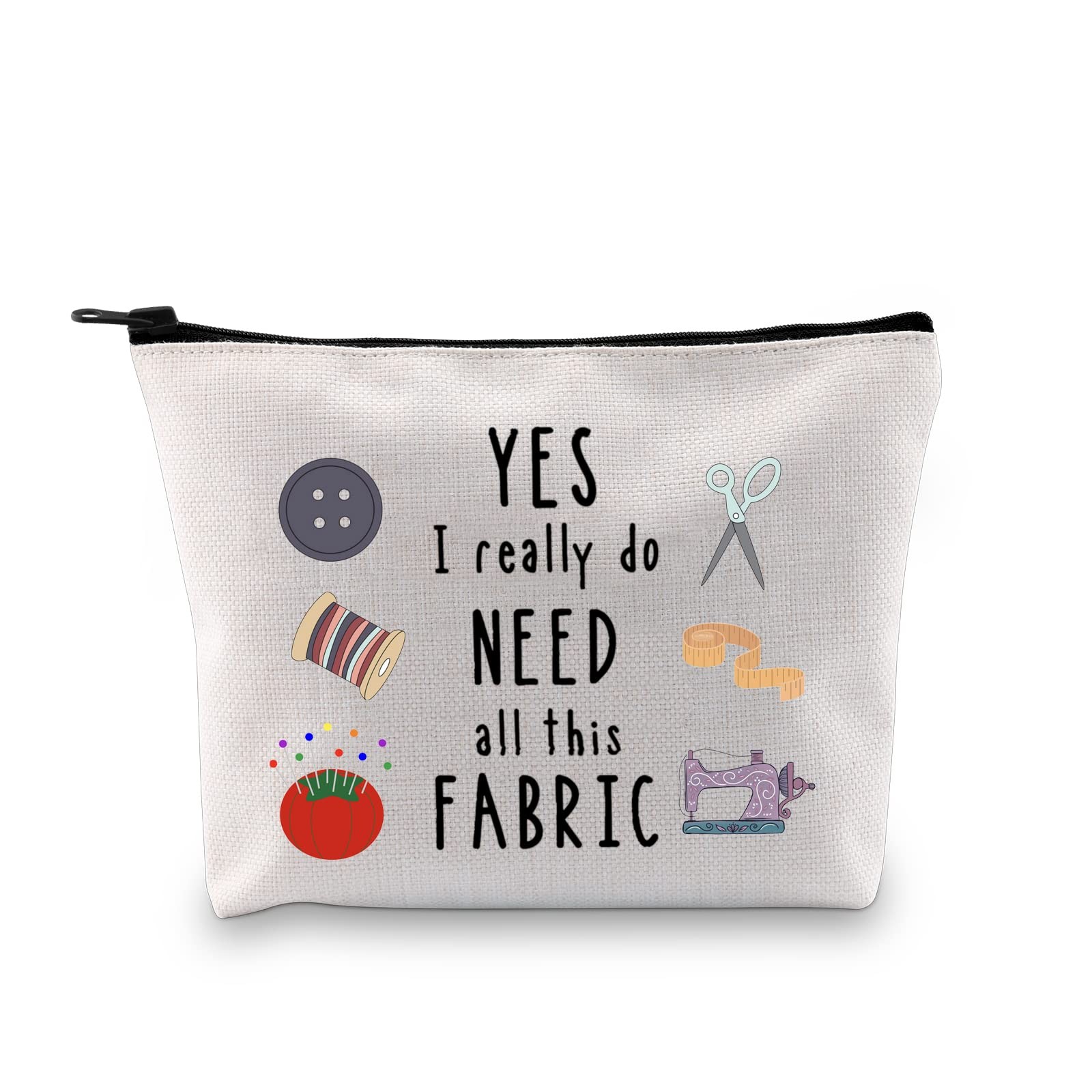 GJTIM Sewing Quilter Gift: ‘Yes I Really Do Need Medium, All This Fabric Bag