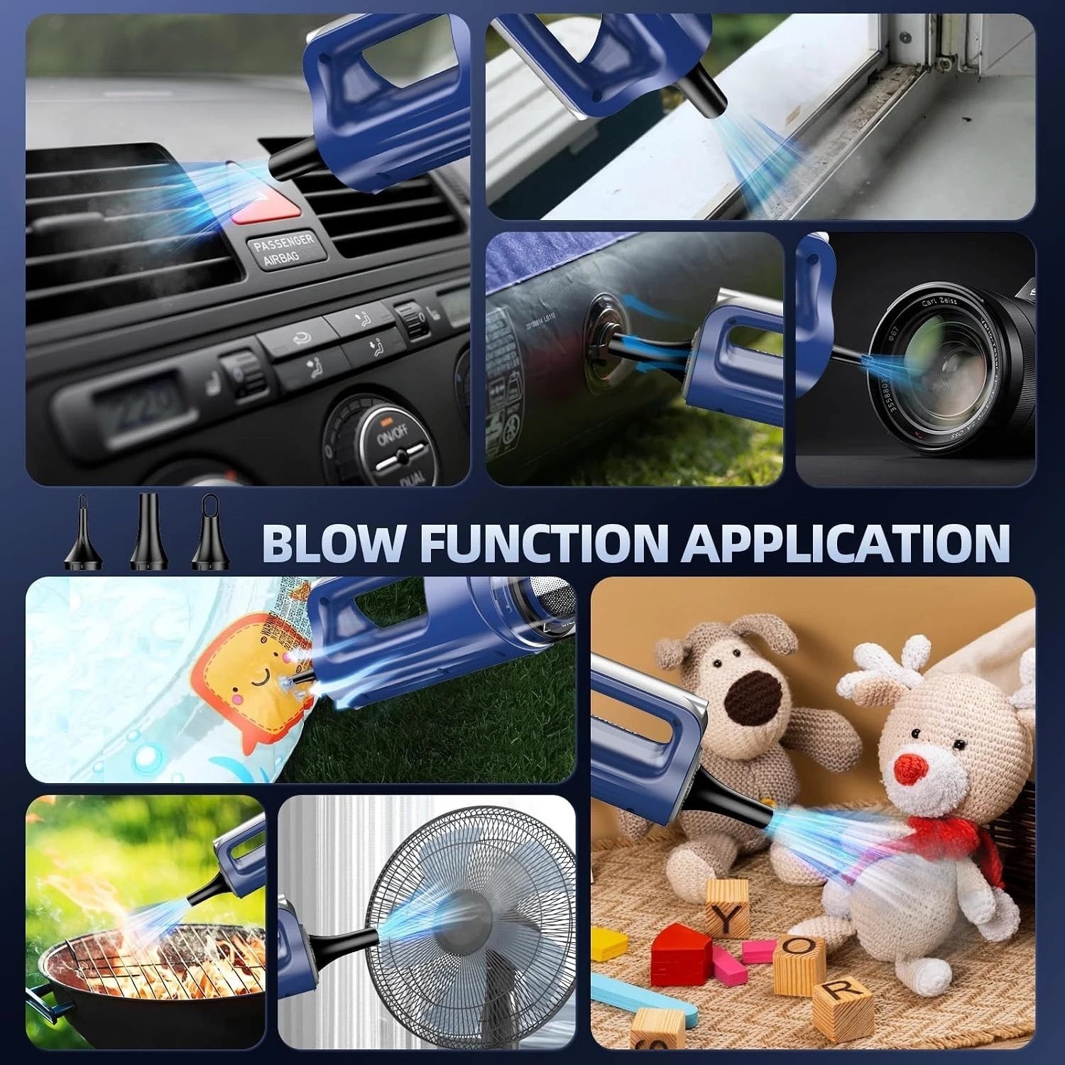 Handheld Vacuum with 7800mAh Battery & LED Light