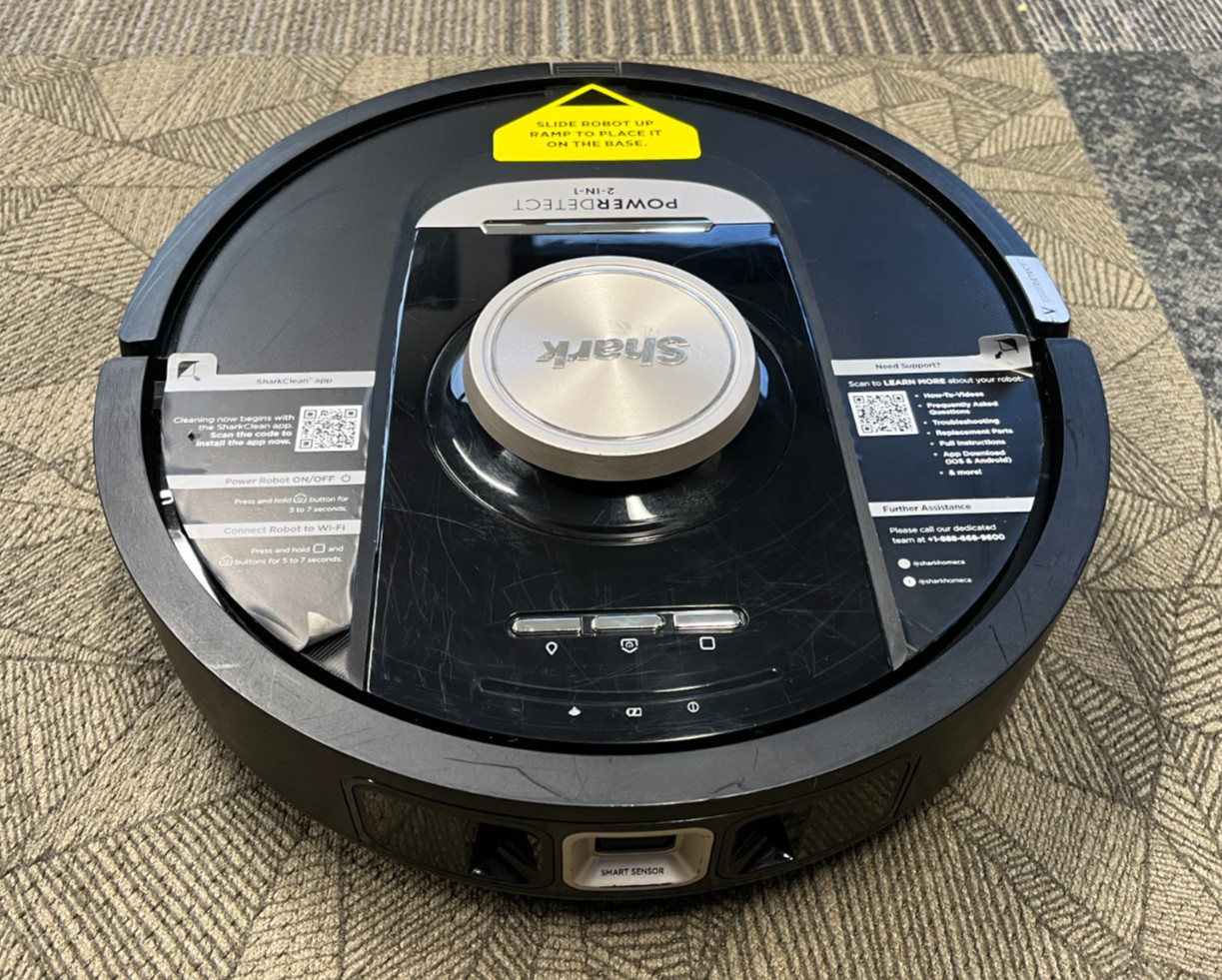 Shark PowerDetect NeverTouch Pro 2-In-1 Robot Vacuum & Mop, Black RV2820ZEUS