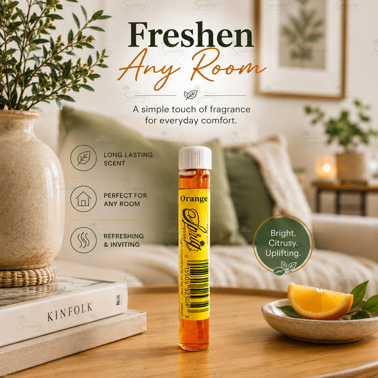 Sprig Liquid Air Freshener Vials – Long Lasting Fragrance for Home, Car & Office