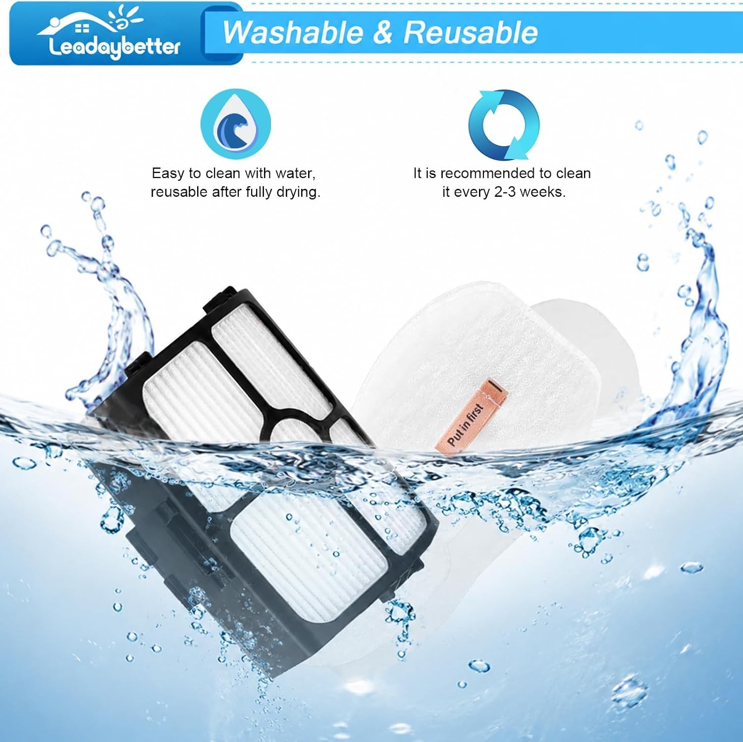 HZ3002 Filter Replacement for Shark HZ3002 HZ3000 Stratos Ultralight Corded
