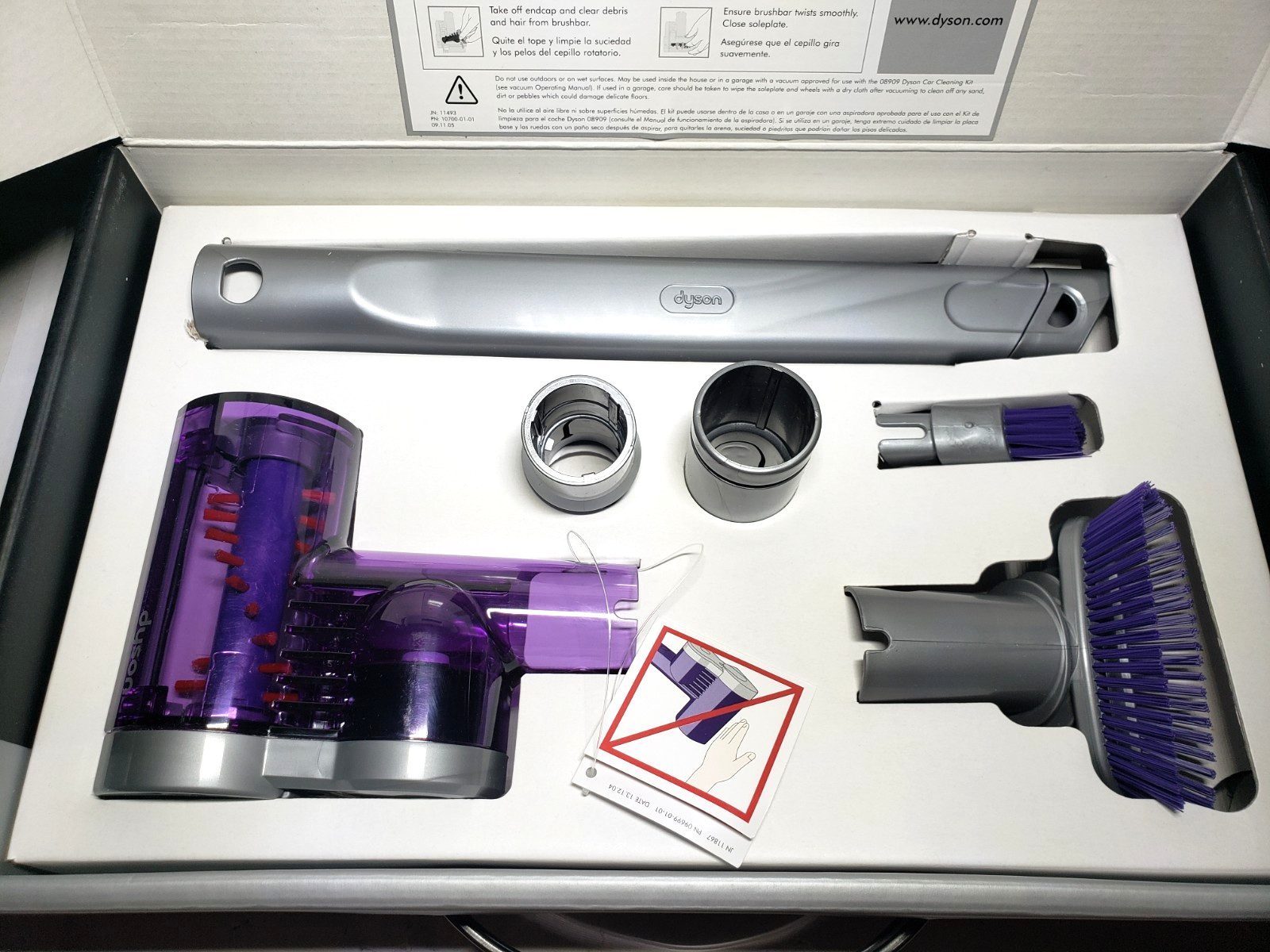 Genuine Dyson Vacuum Attachment Set Car Cleaning Kit FREE Shipping